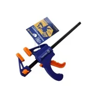 Струбцина автоматическая 100×35 мм, 4",F-образная, с фиксатором и кнопкой сброса,"MAXIMUM"MX 18068