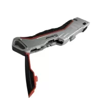 нож для гипсокартона складной, алюминиевое покрытие, 3 запасных лезвия sk5,прорезиненная рукоять оптом